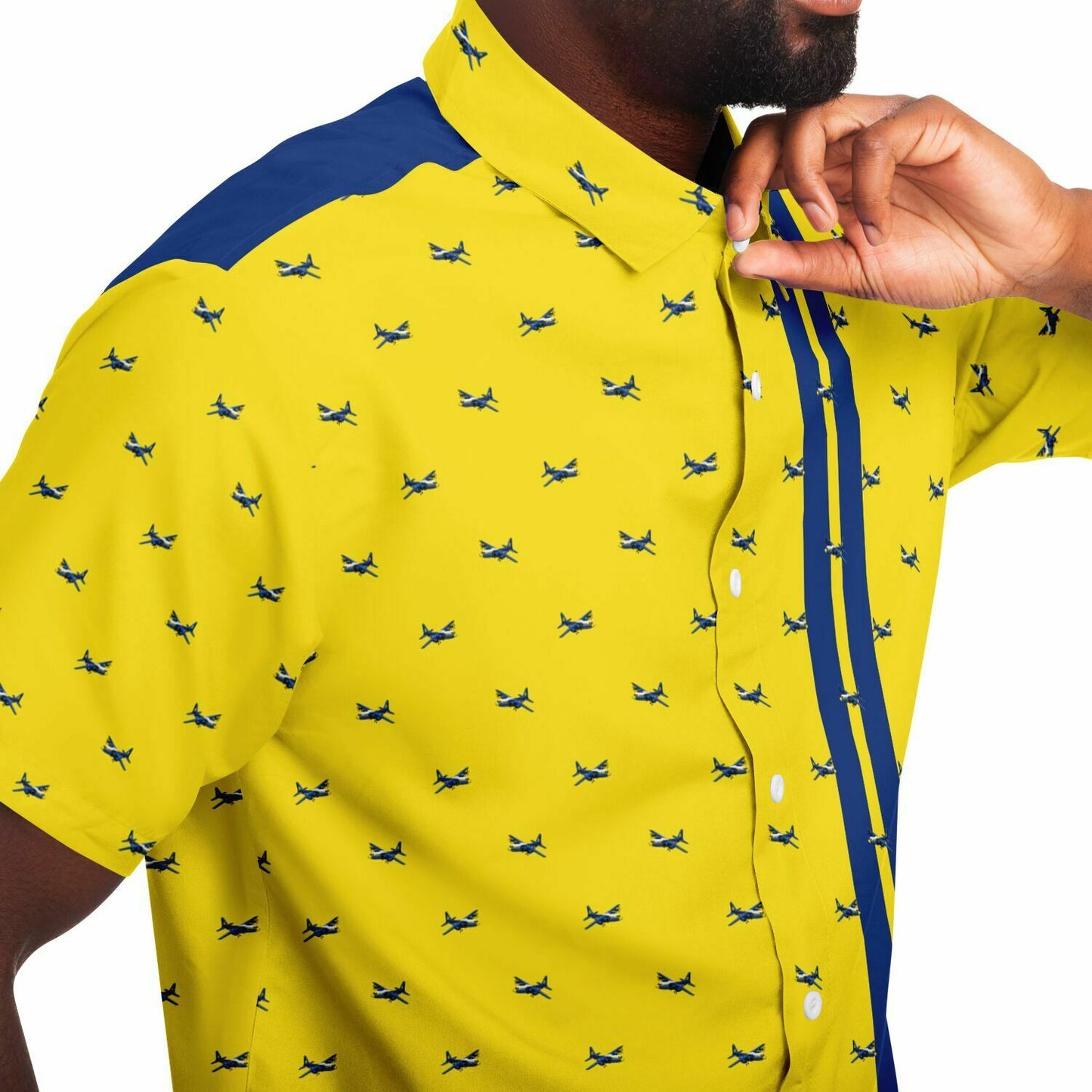 Blue Angels - 'Fat Albert Airlines' Mens Button Down Shirt