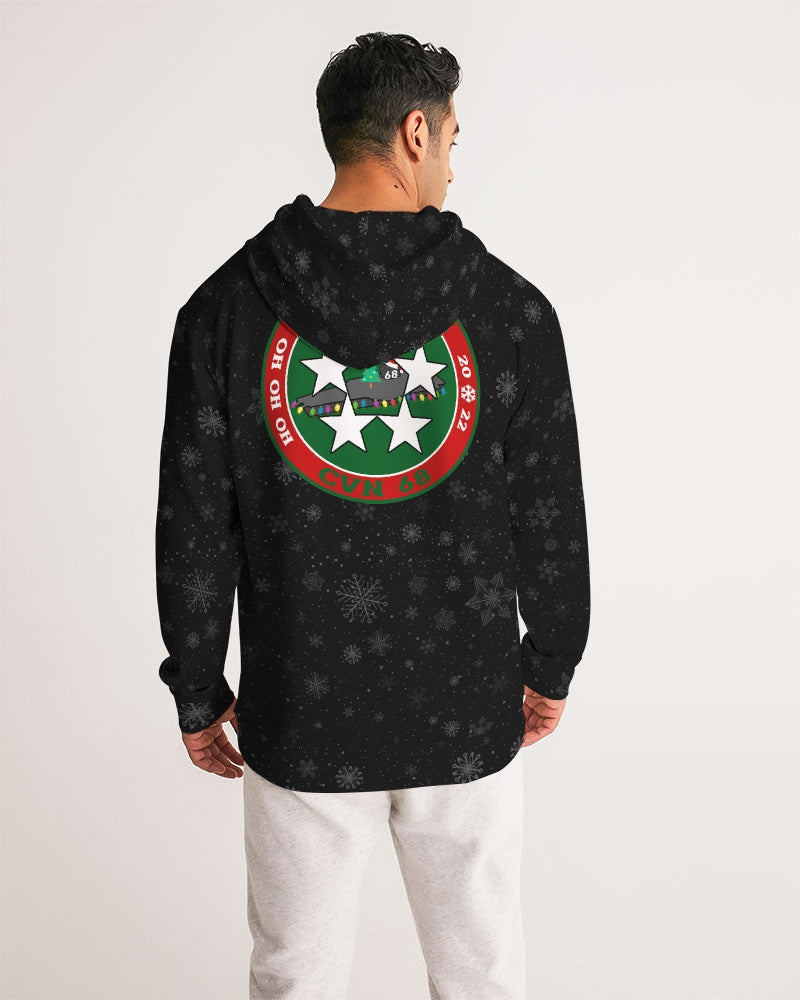 USS Nimitz 'BIG DECK ENERGY' Men's Christmas Hoodie