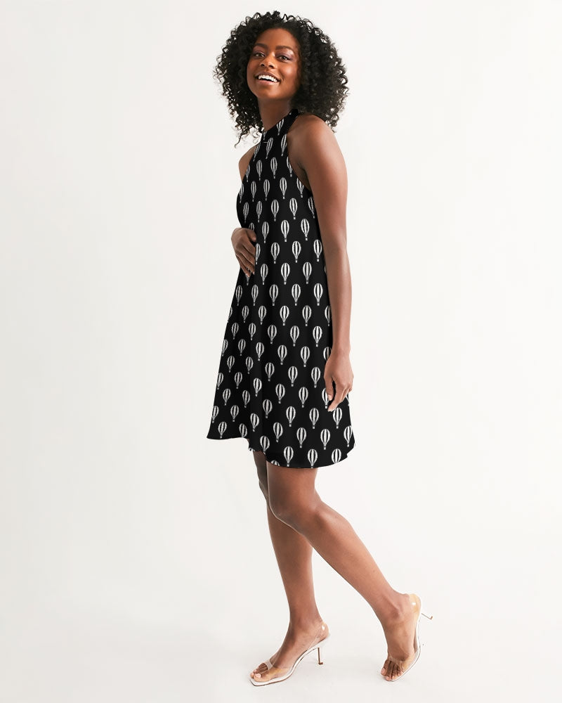 Hot Air Balloon Halter Dress