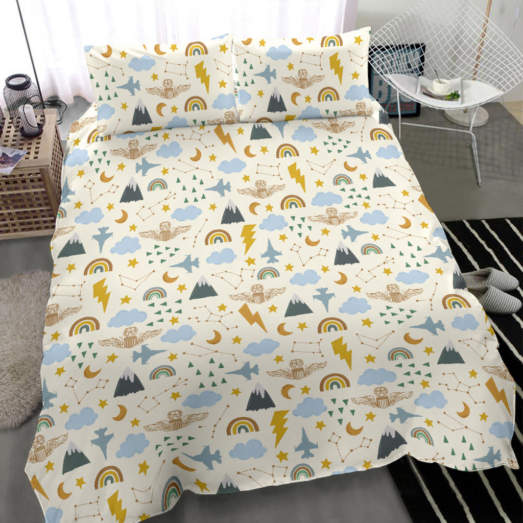 F-16/USAF command pilot wings boy duvet cover with pillows