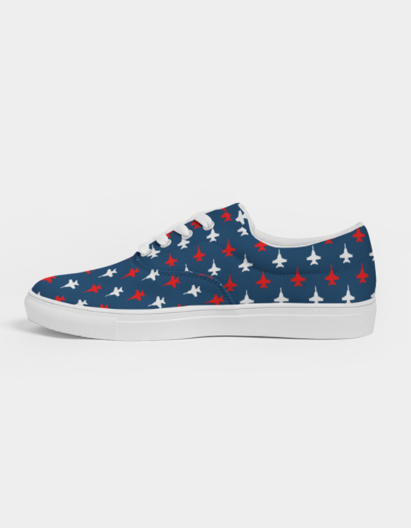 USA ANY Aircraft Womens 'Lace Up' Canvas Shoes (2 Colors)
