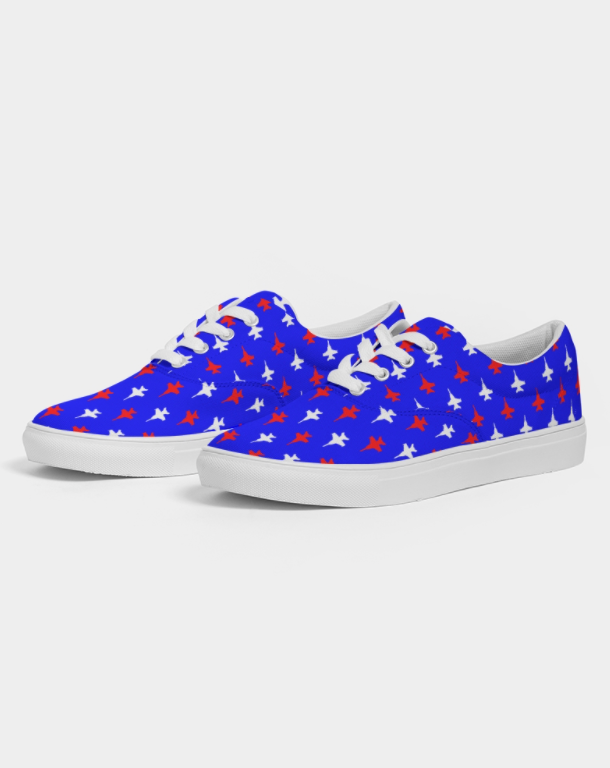 USA ANY Aircraft Womens 'Lace Up' Canvas Shoes (2 Colors)