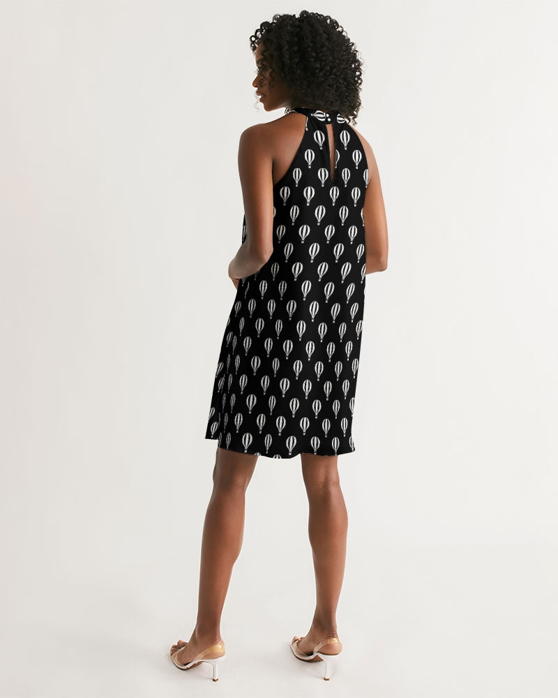 Hot Air Balloon Halter Dress