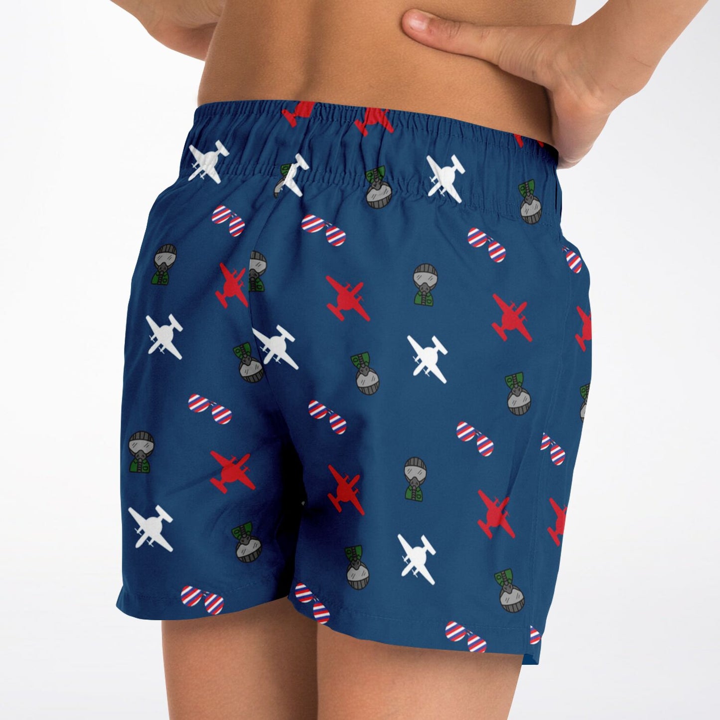 E-2 BOYS 'Lil Fighter' Swim Trunks