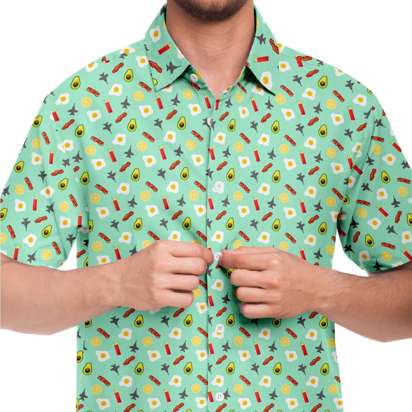 ANY Aircraft Mens 'Sunday Funday' Brunch Button Down