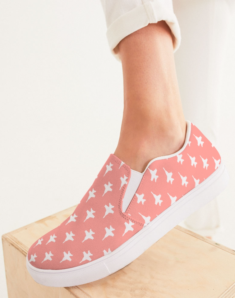 ANY Aircraft Womens 'Slip On' Canvas Shoes (4 Colors)