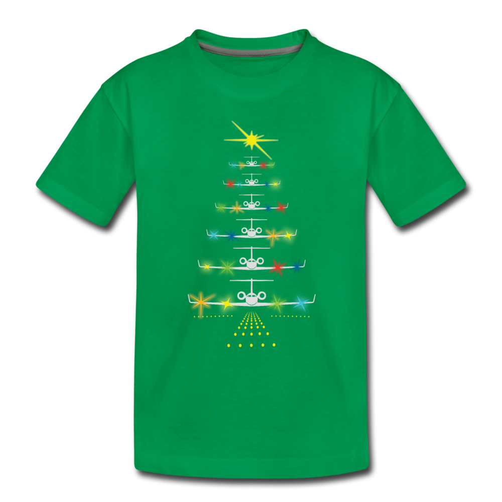 C-37 tree takes flight toddler tee Kids' Premium T-Shirt - kelly green
