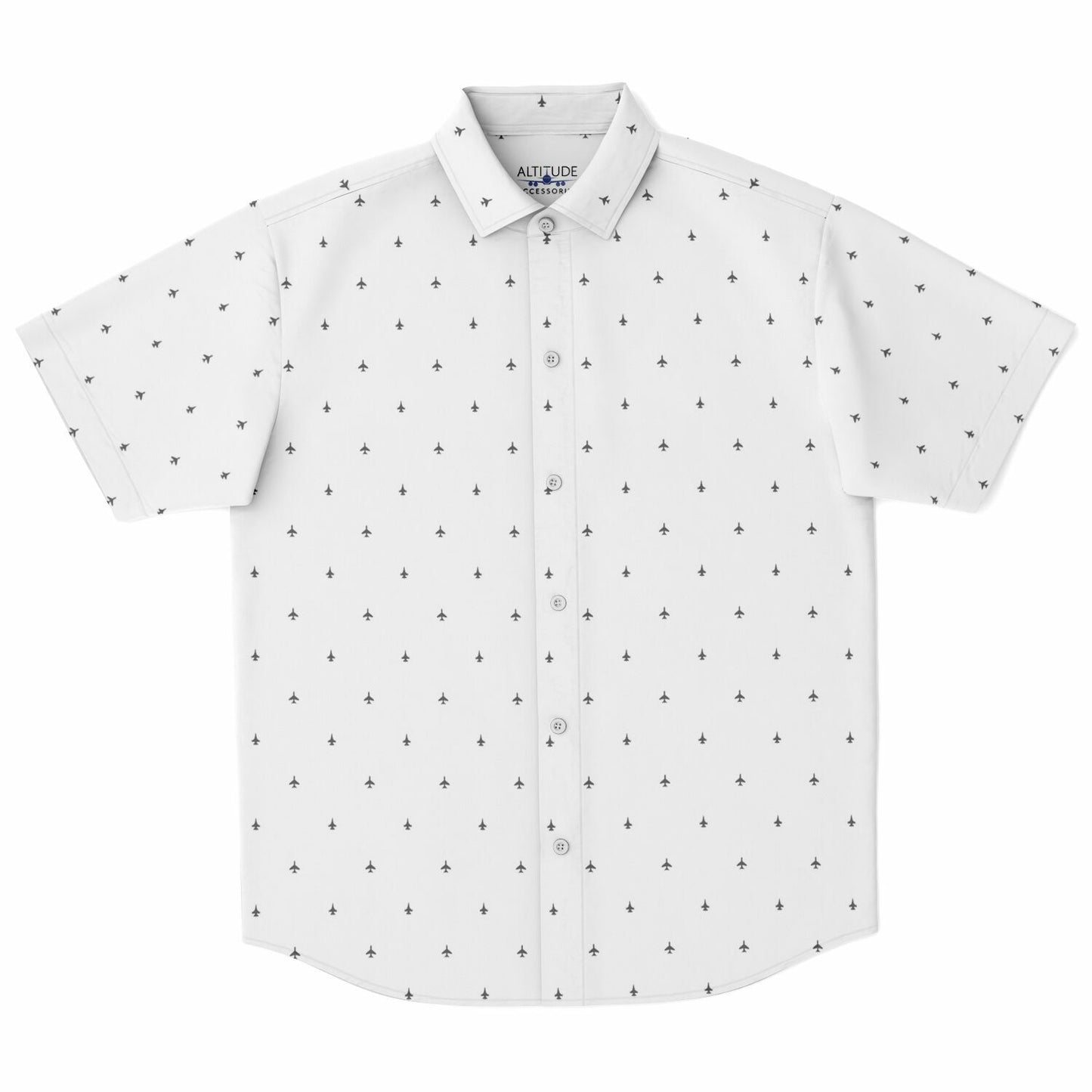 a7d corsair #3 no stroke Short Sleeve Button Down Shirt - AOP 1