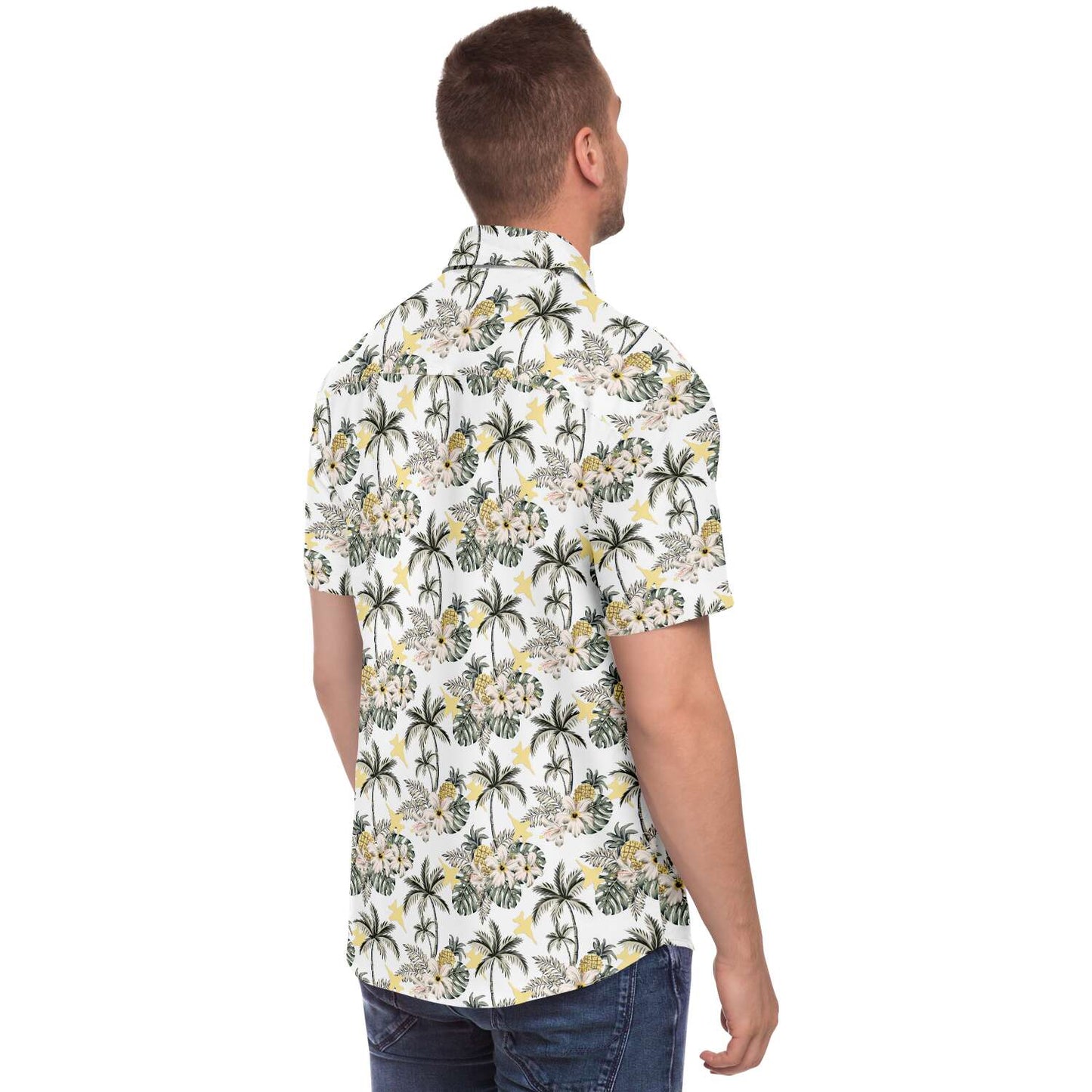 F-18 Super Hornet Hawaiian Button Down Shirt