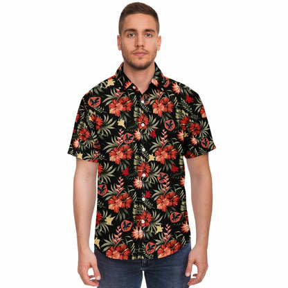 27th 41 Example no order Short Sleeve Button Down Shirt - AOP