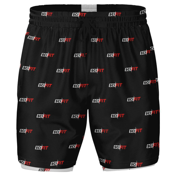 SCI-FIT Play  no order Men's 2-in-1 Shorts - AOP