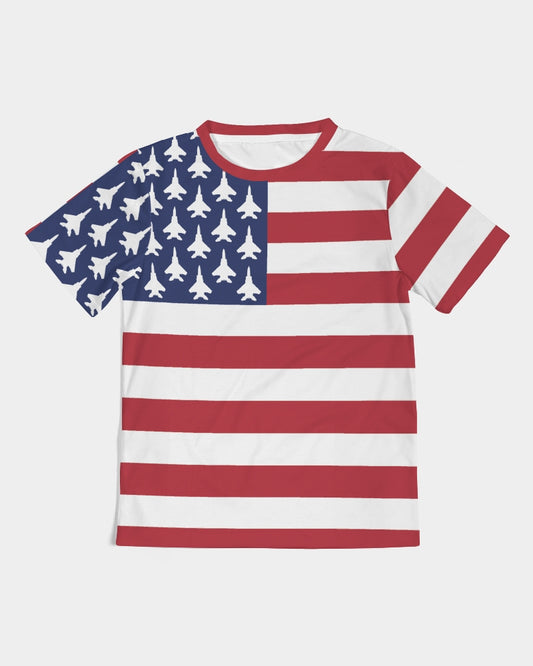 F15C American Flag  Kids  All-Over Print Tee