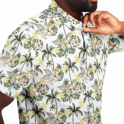 Sidney Cross XL Growler classy Hawaiian Short Sleeve Button Down Shirt - AOP