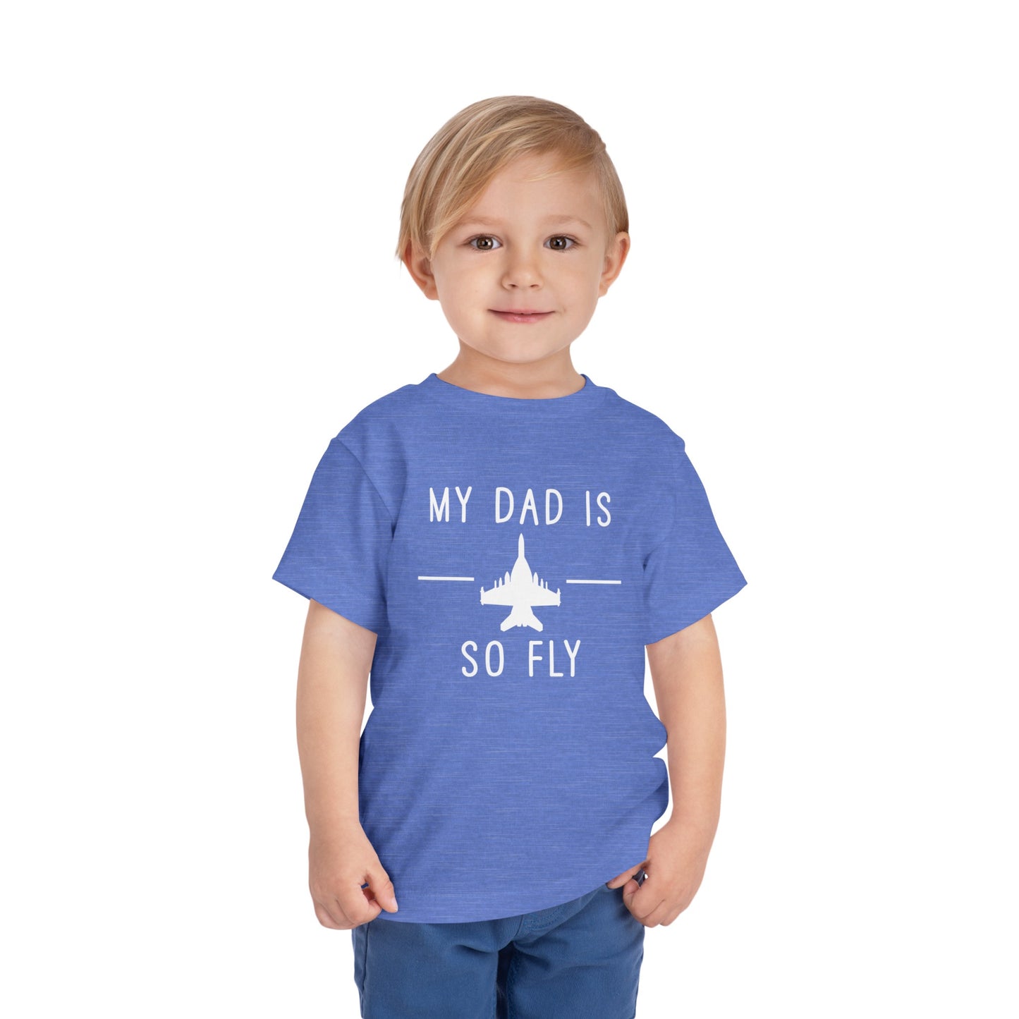 Growler full my dad is so fly Toddler Short Sleeve Tee
