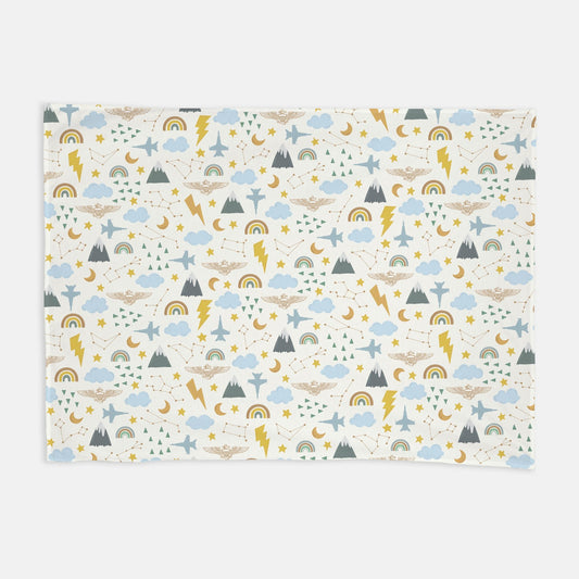 F-18C/D & Navy Pilot Wings Baby Boy Swaddle Blanket