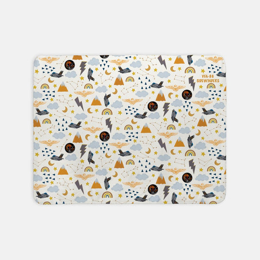 VFA-86 LOGO Baby Sherpa Blanket - 30" x 40"