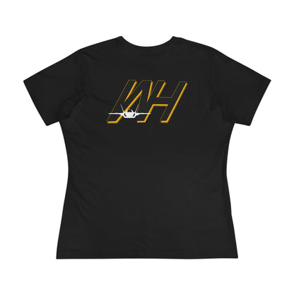 VMFA- 542 Women's Cotton Tee (Black)