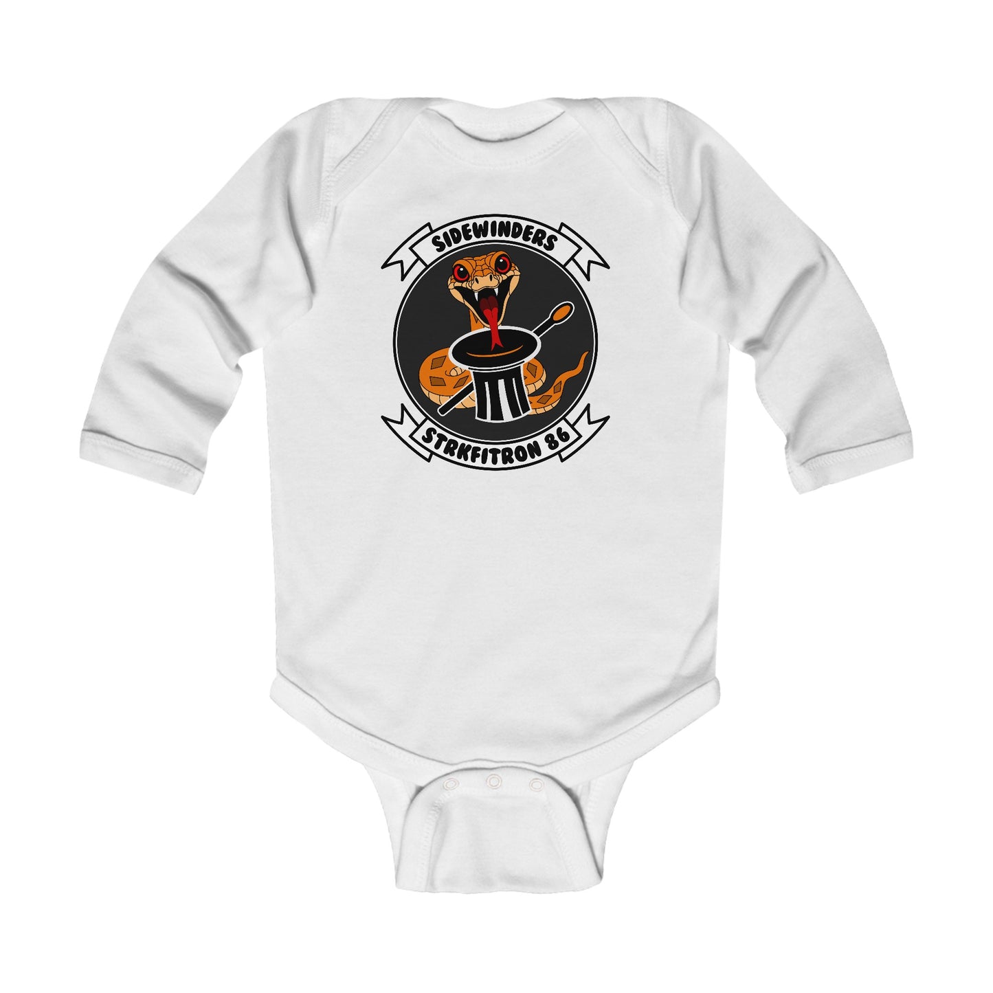 VFA-86 "Baby Snake Logo" Infant Long Sleeve Bodysuit