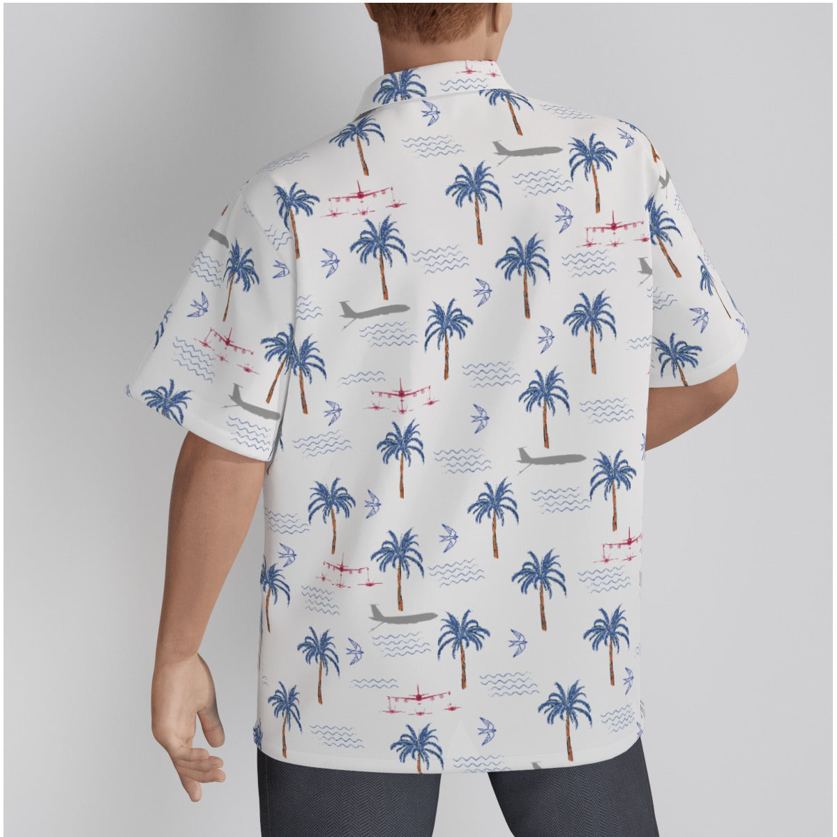 META NEW Bird Cotton Shirt