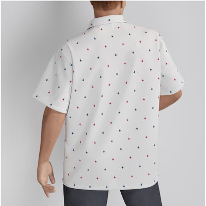 F-18 USA Mens Button Down - Cotton