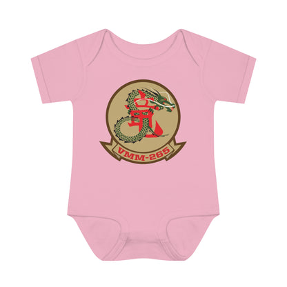 VMM-265 'TAN LOGO' Baby Onesie