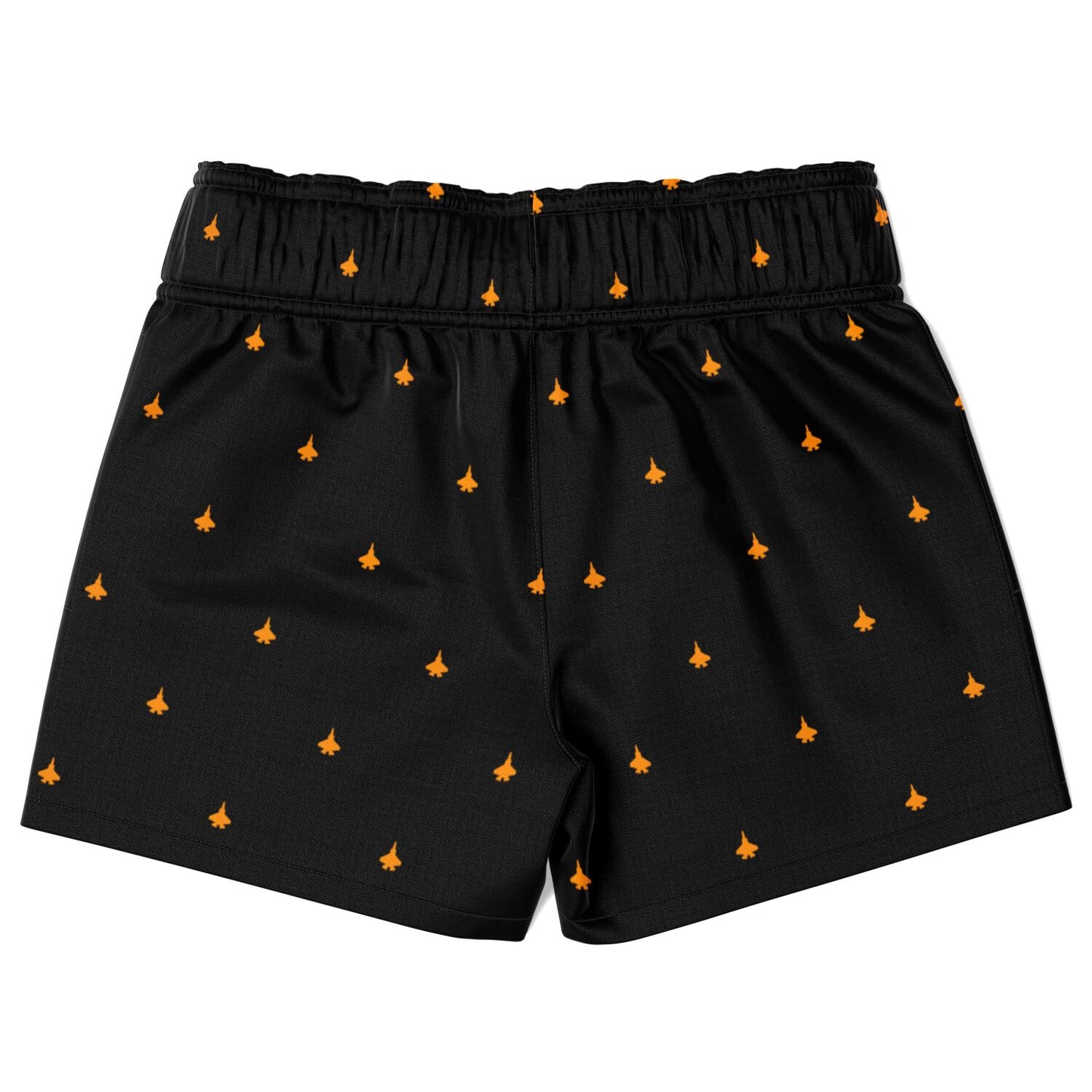 F-35C #9 f8a01 orange and black Kids Swim Trunks - AOP