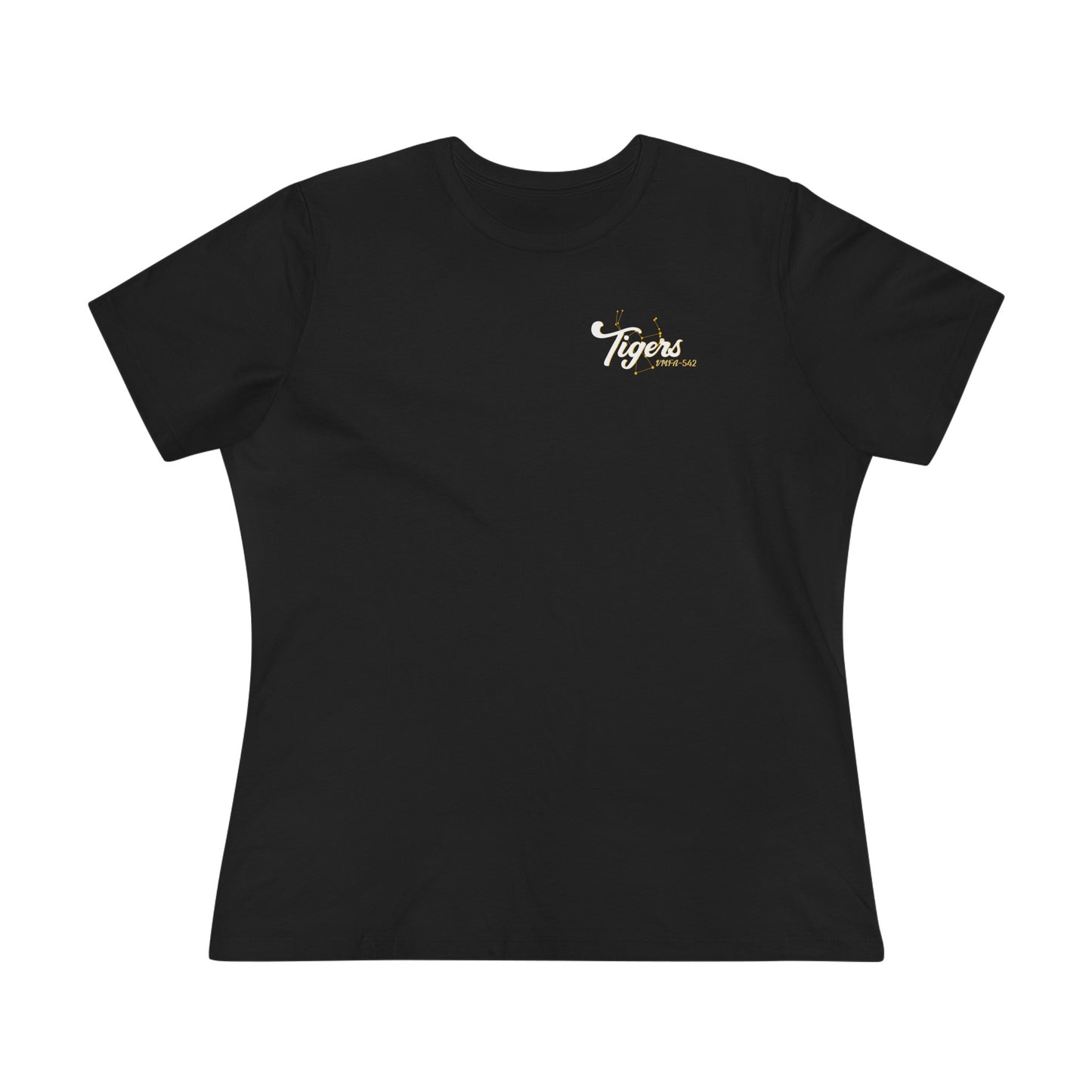 VMFA- 542 Women's Cotton Tee (Black)