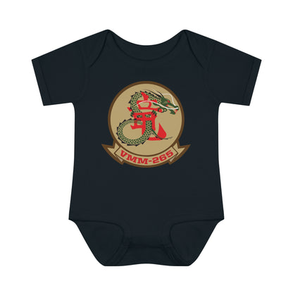 VMM-265 'TAN LOGO' Baby Onesie