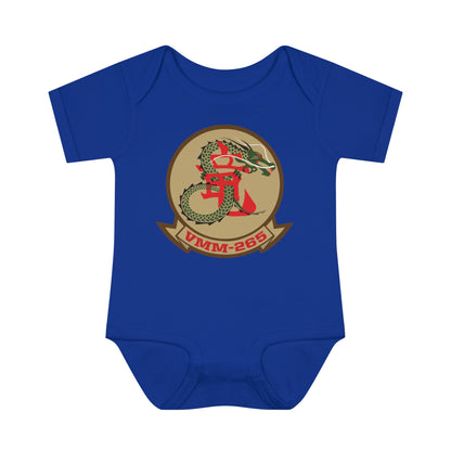 VMM-265 'TAN LOGO' Baby Onesie