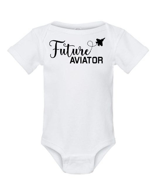 F-35C Design 1 Future Aviator Infant Baby Rib Bodysuit - 4400