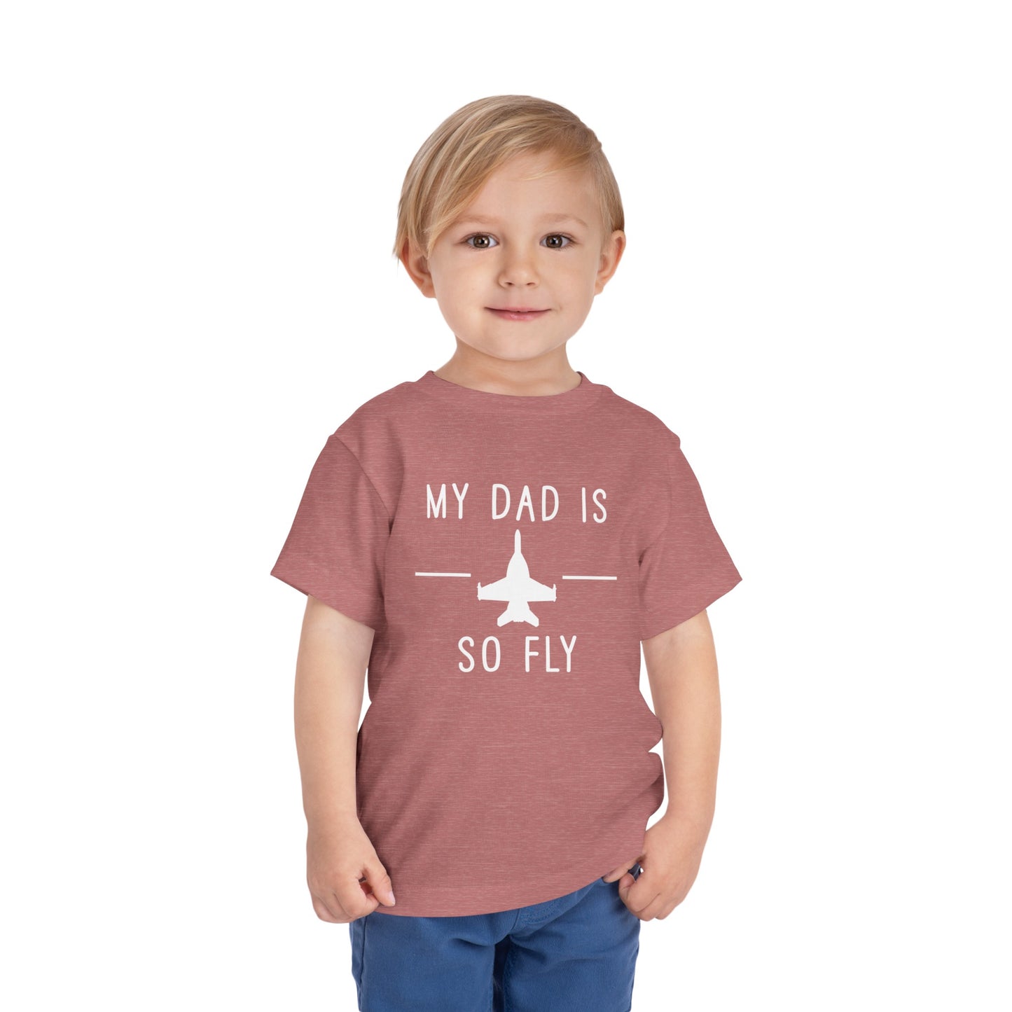 Growler NO pods My dad is so fly Toddler Short Sleeve Tee