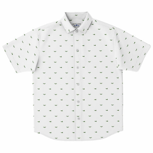 Osprey #61 planes Short Sleeve Button Down Shirt