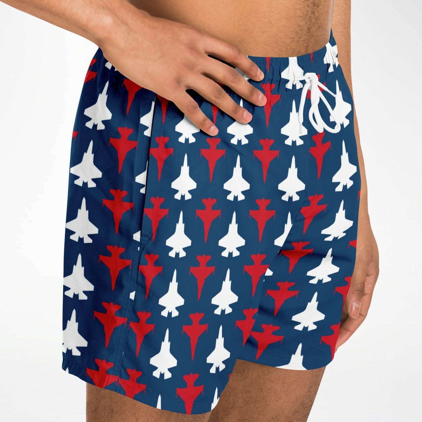 F-16 and F-35B Mens Swim Trunks
