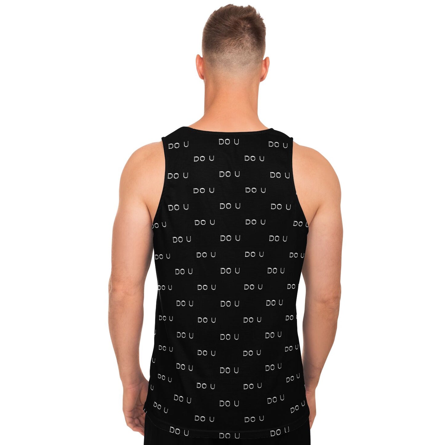 DO U BIGGER print Unisex Tank Top - AOP