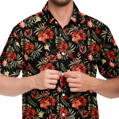 27th 41 Example no order Short Sleeve Button Down Shirt - AOP