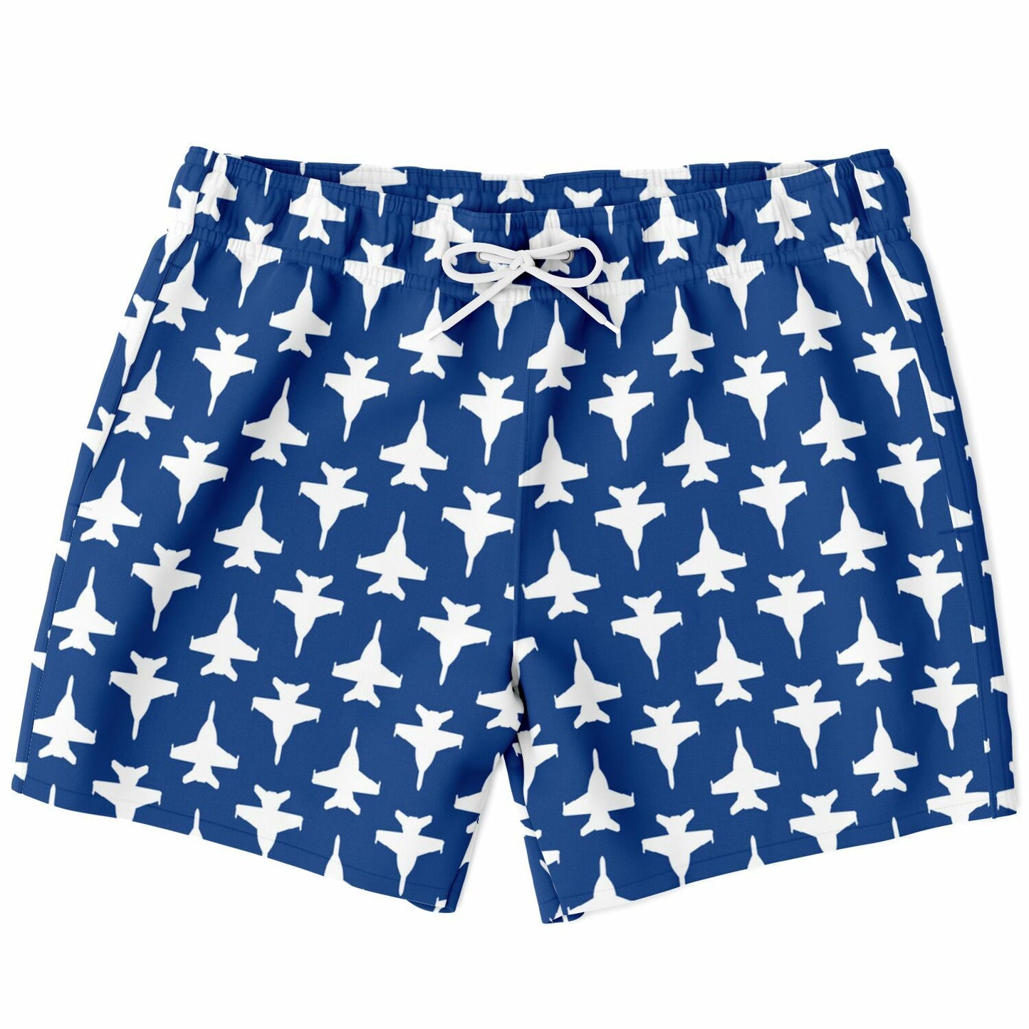 F-18 #63 and white NEW Bold Swim Trunks Men - AOP