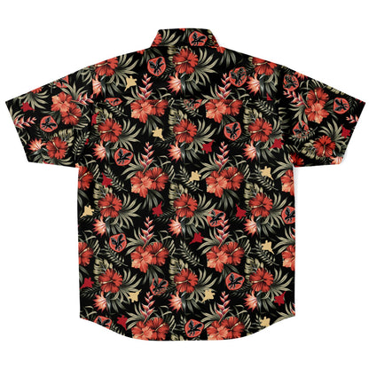 27th Fighter Squadron MUTED Short Sleeve Button Down Shirt - AOP