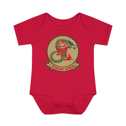 VMM-265 'TAN LOGO' Baby Onesie