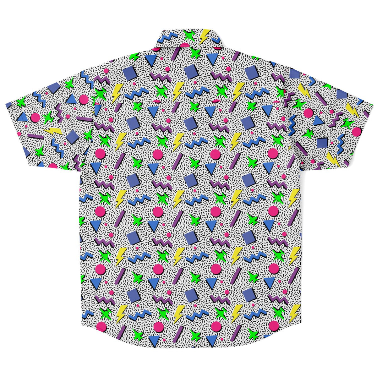 F-18 Super AND E-2D Throwback Short Sleeve Button Down Shirt - AOP