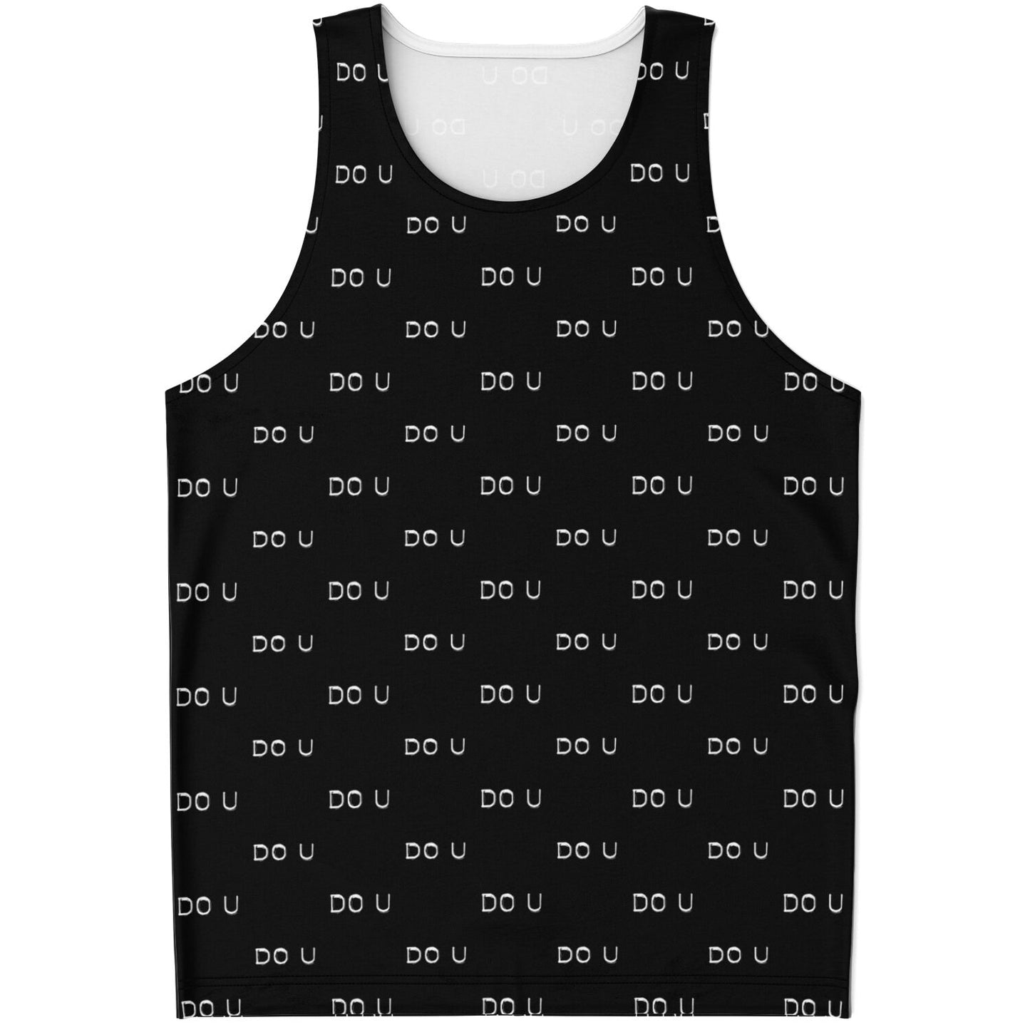 DO U BIGGER print Unisex Tank Top - AOP