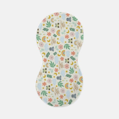 Baby SEAL Peanut Burp Cloth - Girl Pattern