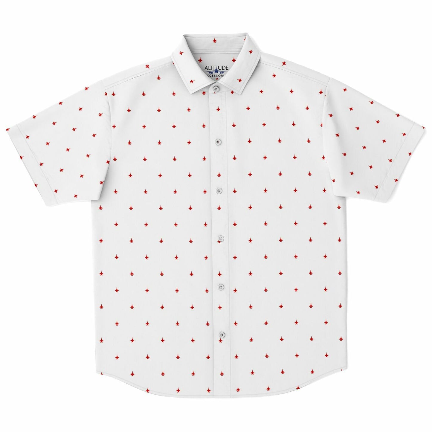 Growler #48 plane no stroke Short Sleeve Button Down Shirt
