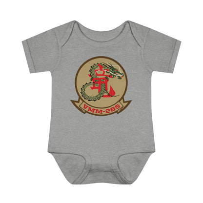 VMM-265 'TAN LOGO' Baby Onesie