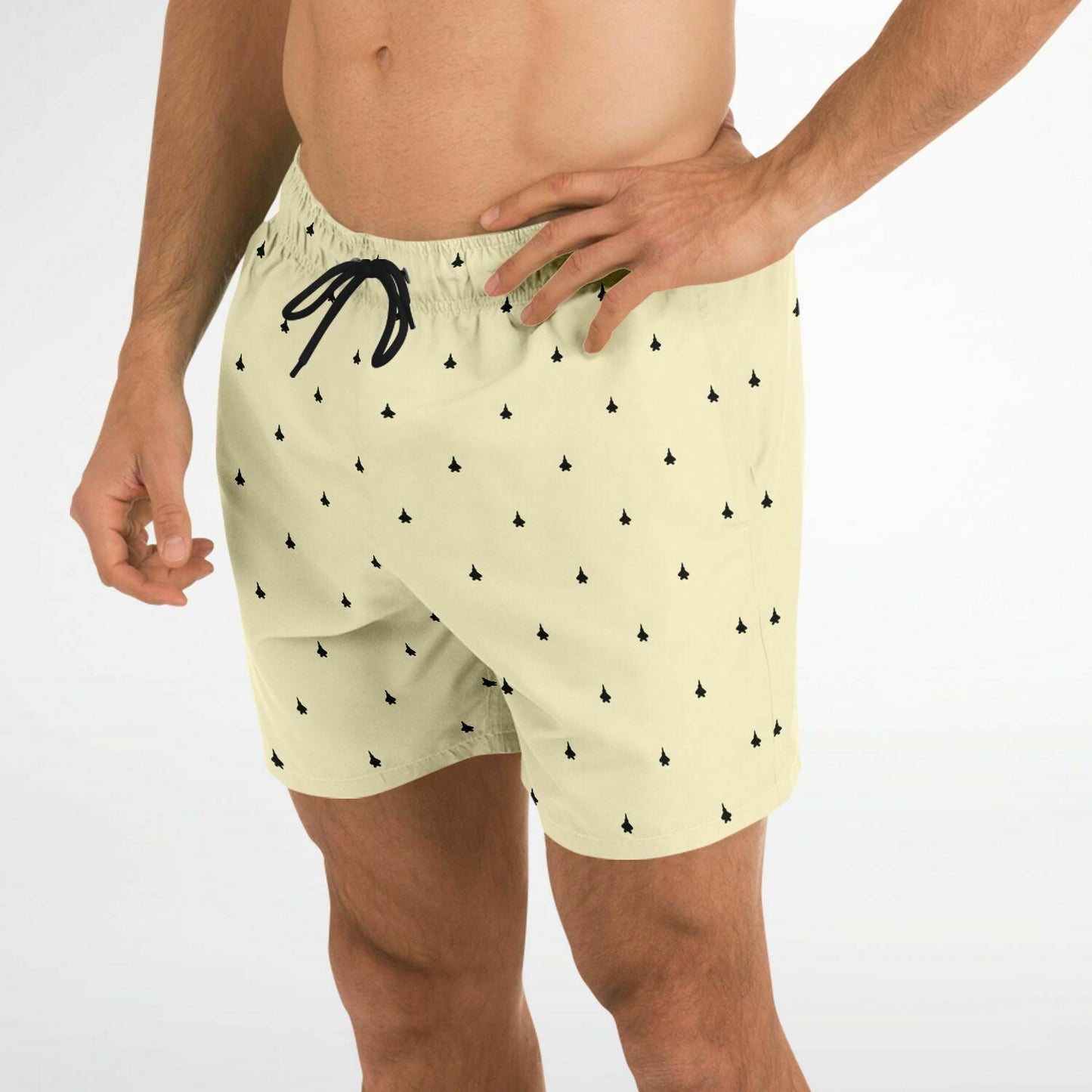 F-22 Small Mary Grace MoserSwim Trunks Men - #20 and black