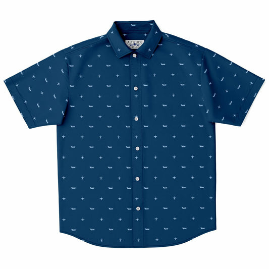 CH-46 AND A-10 #34 and #64 Short Sleeve Button Down Shirt