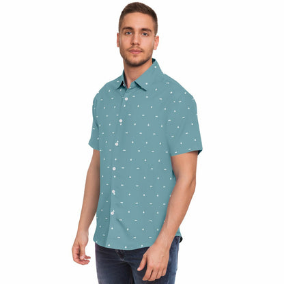 Growler Plane and Glasses #42 and white Short Sleeve Button Down Shirt