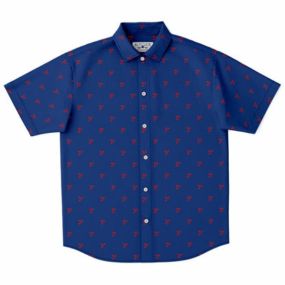 VFA-11 'The Red Rippers' Bolt and Balls Short Sleeve Button Down Shirt