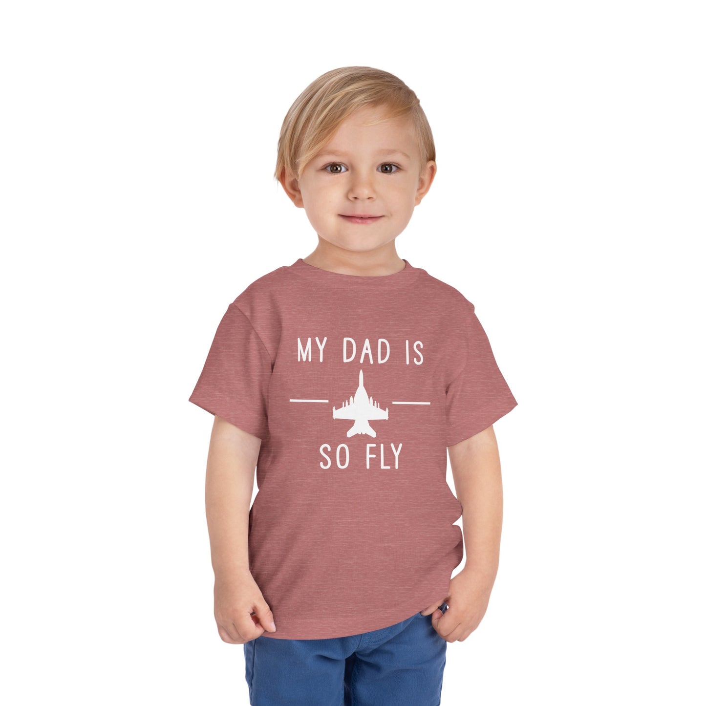 Growler full my dad is so fly Toddler Short Sleeve Tee