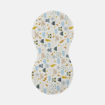 Baby SEAL Peanut Burp Cloth - Boy Pattern