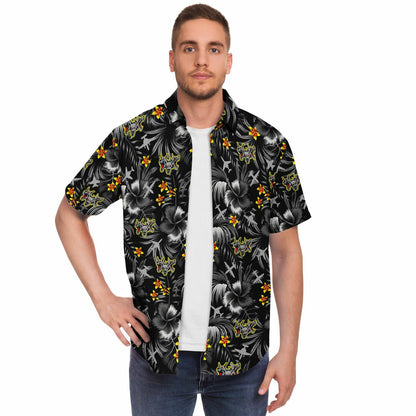 VX-30 'Black Hawaiian' Men's Short Sleeve Button Down Shirt